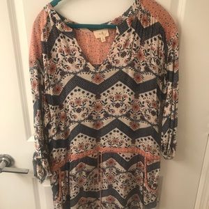 Colorful tunic shirt